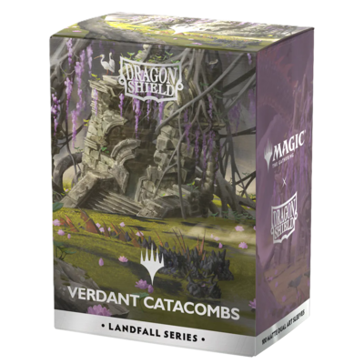 DS MTG Matte Dual Art Verdant Catacomb Sleeves 100ct