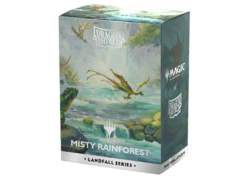 DS MTG Matte Dual Art Misty Rainforest Sleeves 100ct