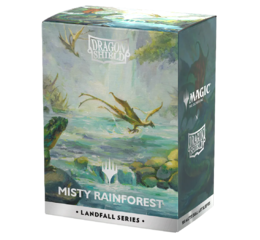 DS MTG Matte Dual Art Misty Rainforest Sleeves 100ct