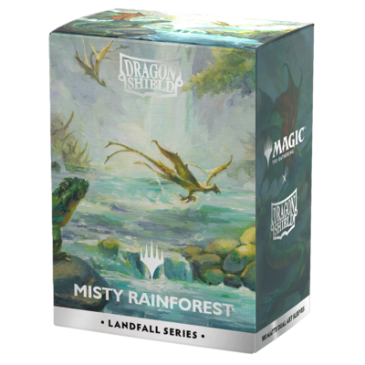 DS MTG Matte Dual Art Misty Rainforest Sleeves 100ct