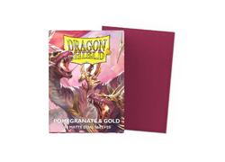DS Matte Dual Pomegranate/Gold Sleeves 100ct