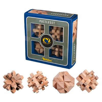 Puzzleset, Number One, Beech, 4 Brainteasers