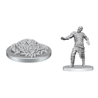 D&D Nolzur's Mini: Swarm of Rot Grubs & Rot Grub Victim