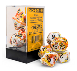Brush Sunrise Polyhedral 7-Die Set