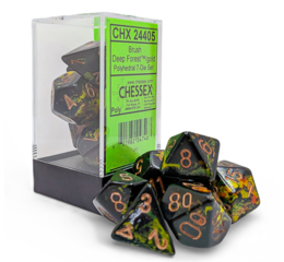 Brush Deep Forest Polyhedral 7-Die Set