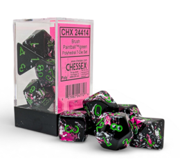 Brush Paint Ball Polyhedral 7-Die Set