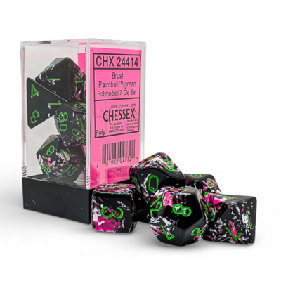 Brush Paint Ball Polyhedral 7-Die Set