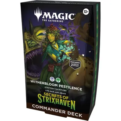 Secrets of Strixhaven Witherbloom Pestilence Commander Deck