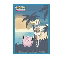 PKM Lillie and Clefairy Deck Protector 65ct