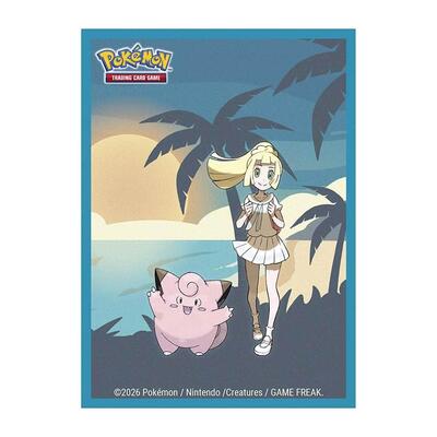 Lillie and Clefairy Deck Protector 65ct