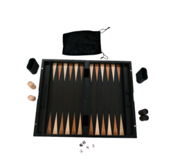 Wooden Folding Backgammon Set (52x42cm Board)
