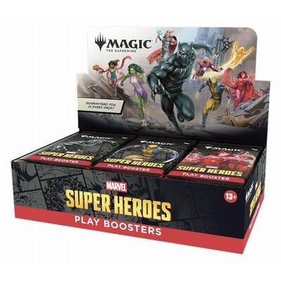 Marvel Super Heroes Play Booster Display
