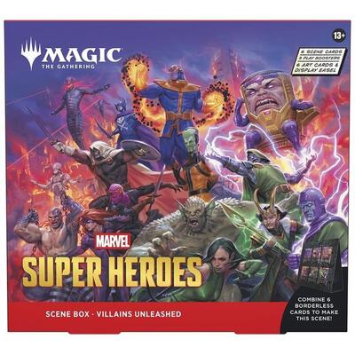 Marvel Super Heroes Villains Unleashed Scene Box