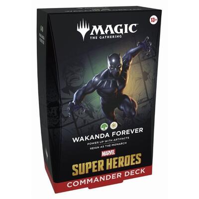 Marvel Super Heroes Wakanda Forever Commander Deck