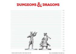 D&D Nolzur's Mini: Tiefling Bard & Dwarf Cleric