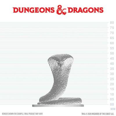 D&D Nolzur's Mini: Polar Serpent