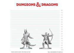 D&D Nolzur's Mini: Elf Ranger & Dragonborn Monk