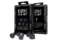 Runic Dice Set: Mixed Blue & Gold