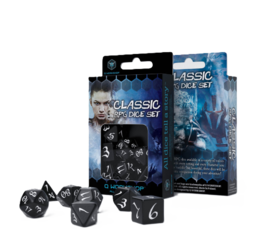 Classic RPG Dice Set: Black & White
