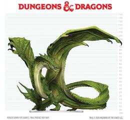 DD5 Icons: Adult Green Dragon Deceiver Boxed Miniature
