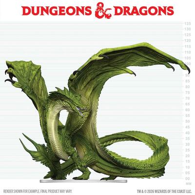 DD5 Icons: Adult Green Dragon Deceiver Boxed Miniature