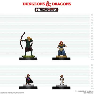 D&D HeroClix 400: Adventuring Party 1