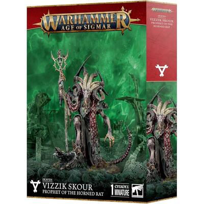 Skaven: Vizzik Skour Prophet Horned Rat
