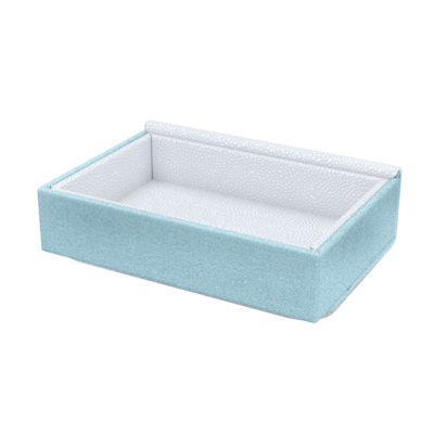 Dragon Tray White & Aqua