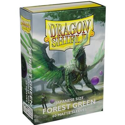 DS Small Matte Forest Green Sleeves 60ct