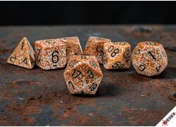 Speckled Rust Polyhedral 7-Die Set