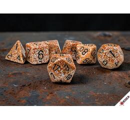 Speckled Rust Polyhedral 7-Die Set