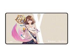 Magic FIN Black-Stitched Playmat Yuna, Grand Summoner