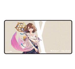 Magic FIN Black-Stitched Playmat Yuna, Grand Summoner