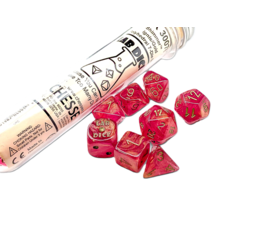 Shimmer Ignis/Gold Lab Polyhedral 7-Die Set