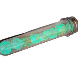 Borealis Champagne/White Lab Polyhedral 7-Die Set