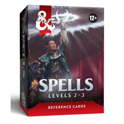DD5 Reference Cards - Spells (Levels 2-3)