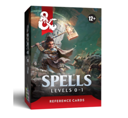 DD5 Reference Cards - Spells (Levels 0-1)