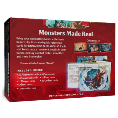 DD5 Reference Cards - Monsters (Fearsome and Ferocious)