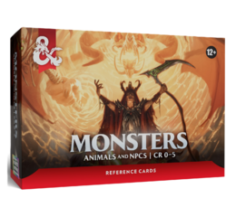 DD5 Reference Cards - Monsters (Animals and NPCs)