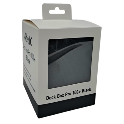 Leatherette Deck Box Case 100+ Black