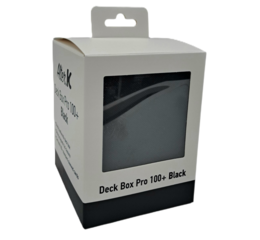 Leatherette Deck Box Case 100+ Black