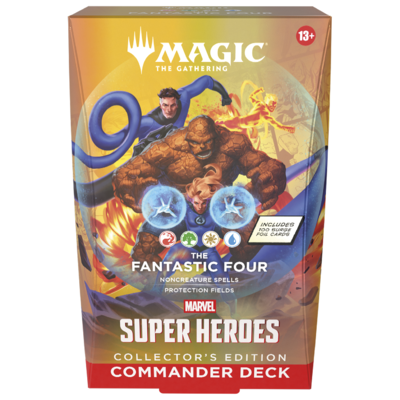 Marvel Super Heroes The Fantastic Four Collector Commander Deck