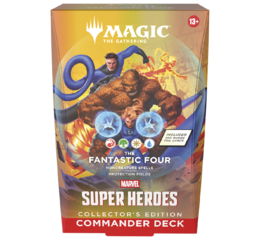 Marvel Super Heroes The Fantastic Four Collector Commander Deck