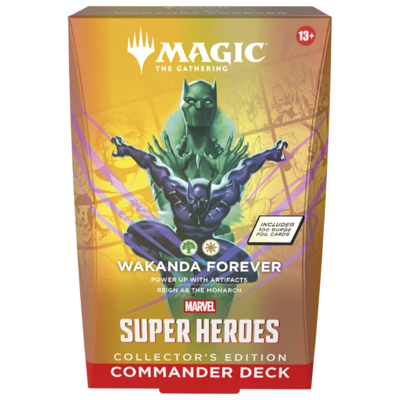 Marvel Super Heroes Wakanda Forever Collector Commander Deck