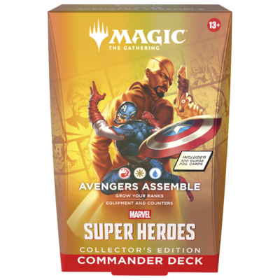 Marvel Super Heroes Avengers Assemble Collector Commander Deck