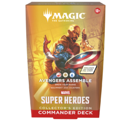 Marvel Super Heroes Avengers Assemble Collector Commander Deck