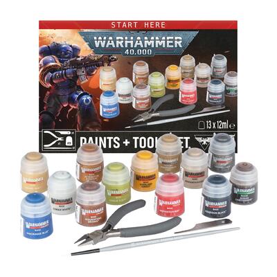 40k Paints + Tools
