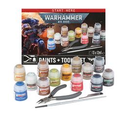 40k Paints + Tools