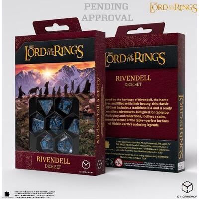 The Lord of the Rings Dice Set: Rivendell - Water