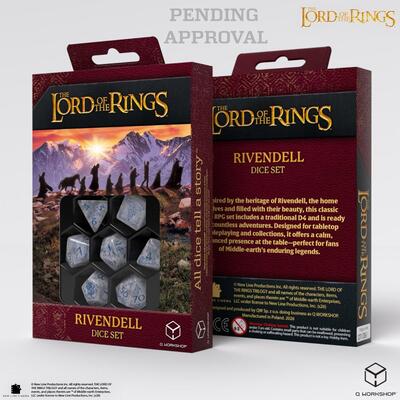 The Lord of the Rings Dice Set: Rivendell - Stone